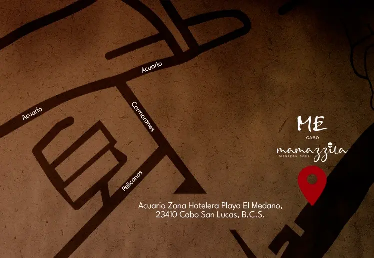 mapa de ubicaciín Mamazzita Los Cabos
