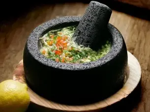 Homemade guacamole at Mamazzita Restaurant